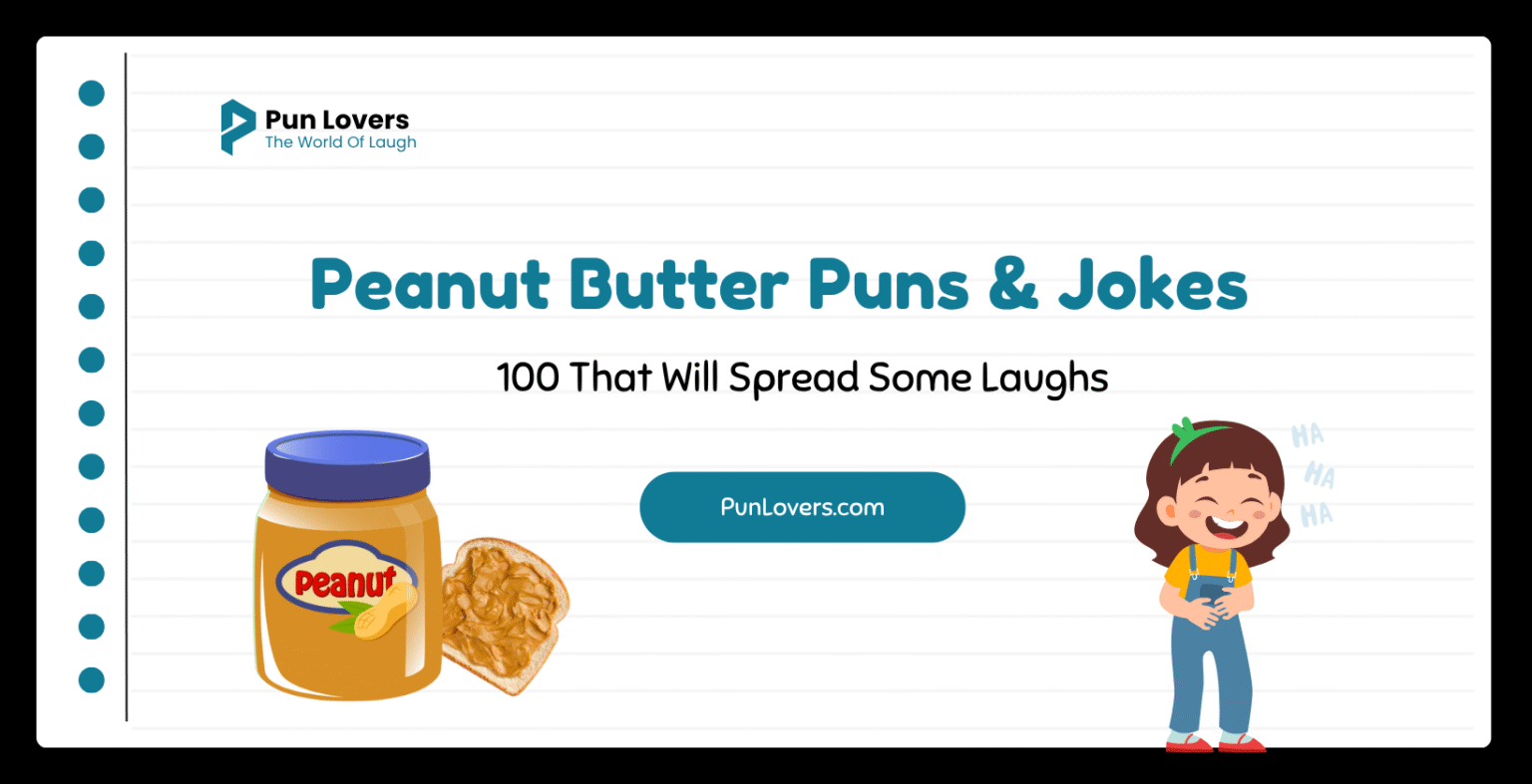 Visual guide to 100 Peanut Butter Puns and Jokes That Will Spread Some Laughs