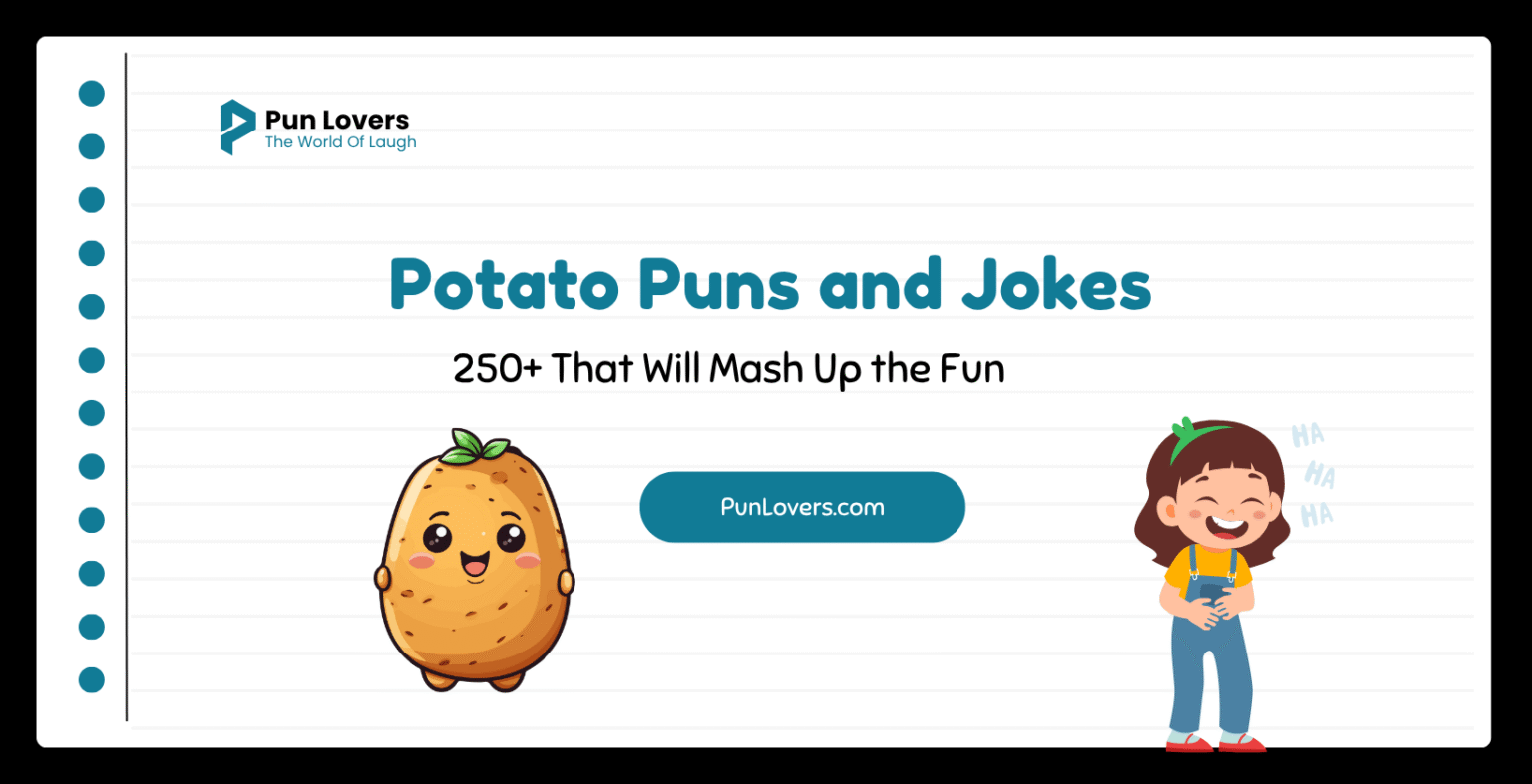 Visual guide to 250+ Potatoes Puns and Jokes That Will Mash Up the Fun