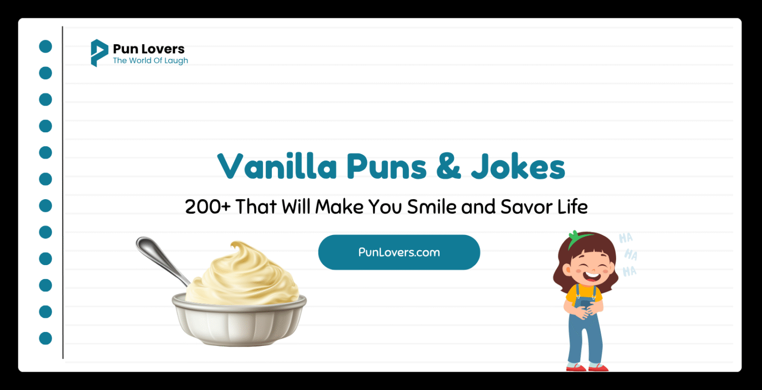 Visual guide to 200+ Vanilla Puns and Jokes That Will Make You Smile and Savor Life