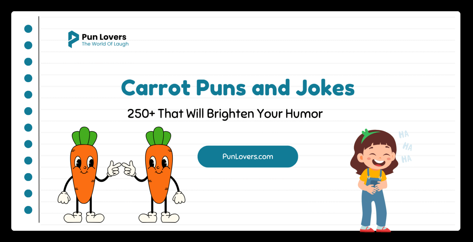 Visual guide to 250+ Carrot Puns and Jokes That Will Brighten Your Humor
