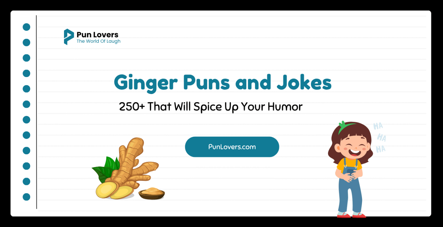 Visual guide to 250+ Ginger Puns and Jokes That Will Spice Up Your Humor