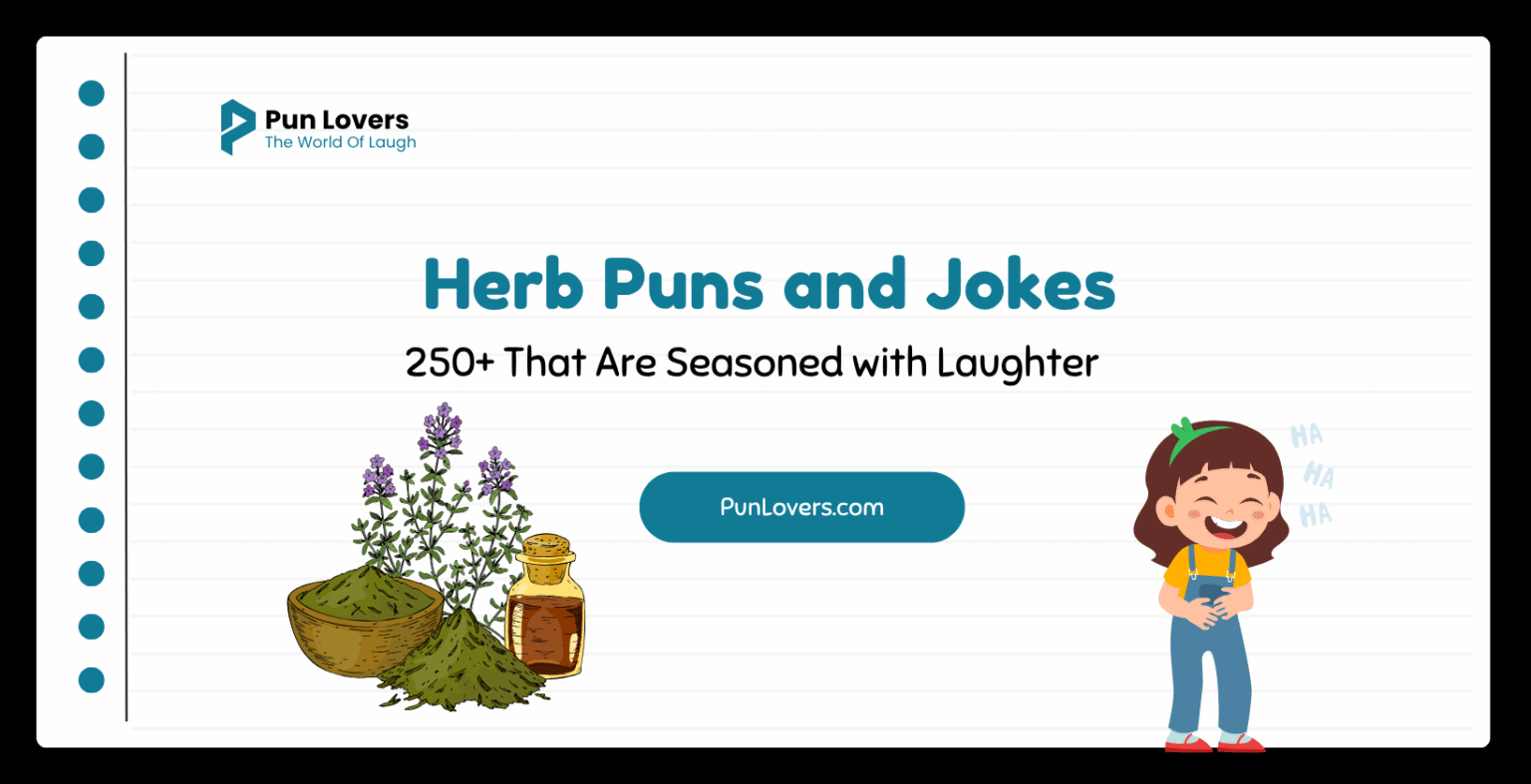 Visual guide to 250+ Herb Puns and jokes That Are Seasoned with Laughter