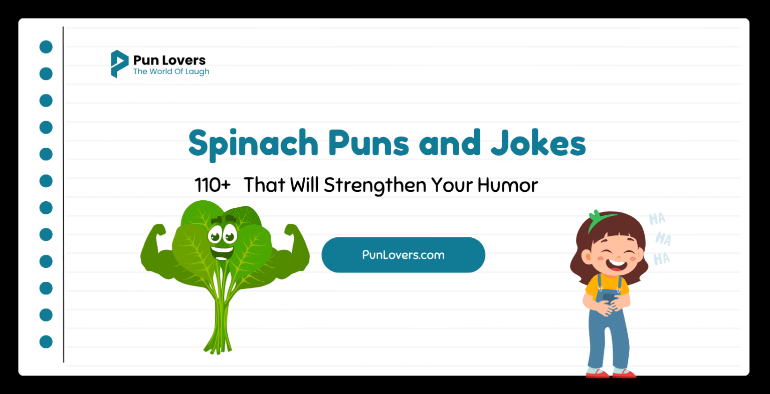 Visual guide to 110+ Spinach Puns and Jokes That Are Fresh, Leafy, and Absolutely Hilarious
