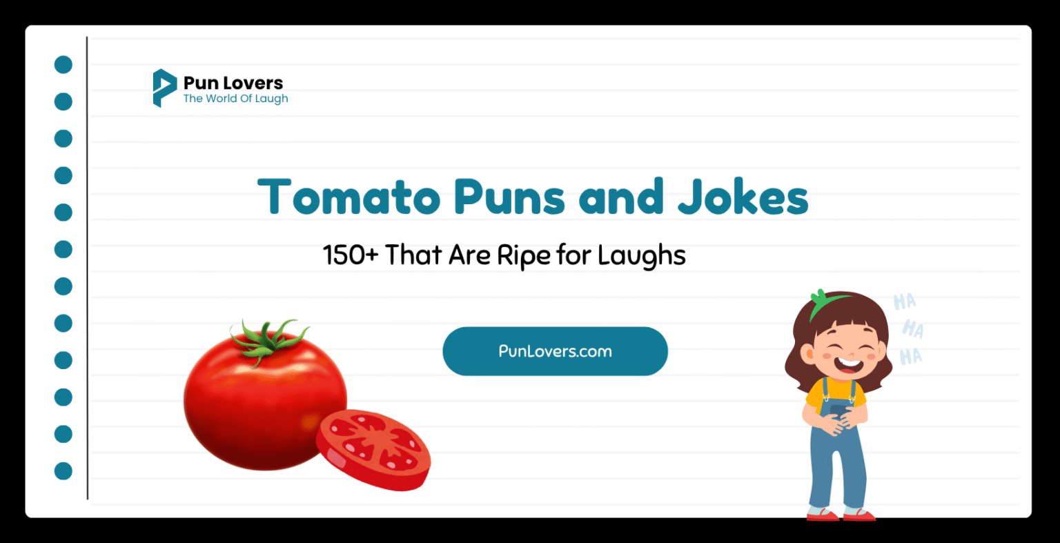 Visual guide to 150+ Tomato Puns and Jokes That Are Ripe for Laughs