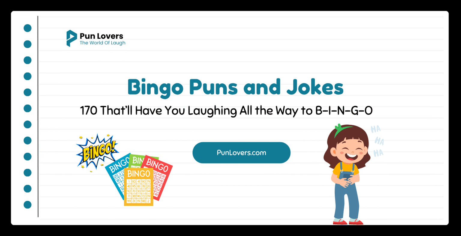 Visual guide to 170 Bingo Puns and Jokes That’ll Have You Laughing All the Way to B-I-N-G-O