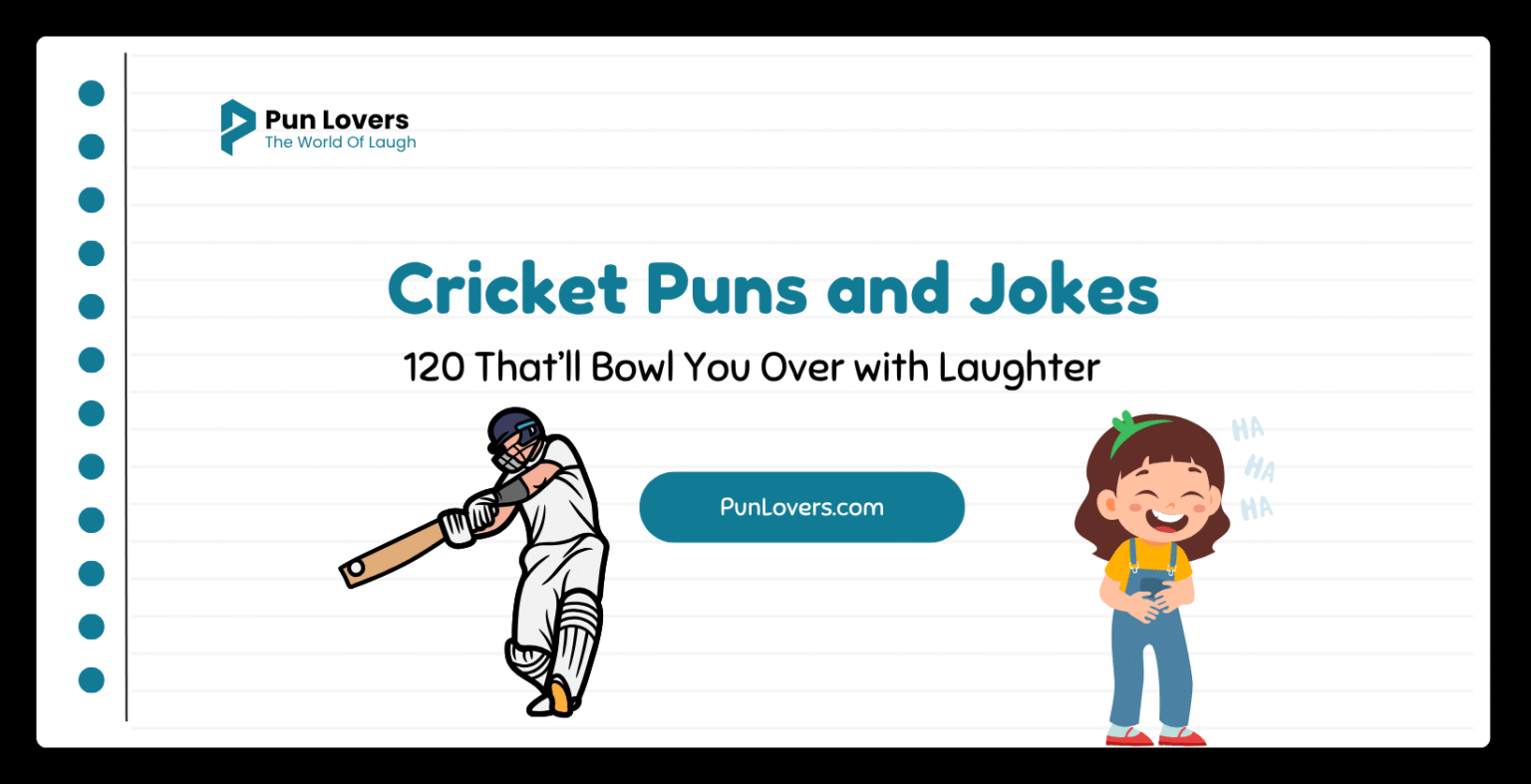 Visual guide to 120 Cricket Puns and Jokes That’ll Bowl You Over with Laughter