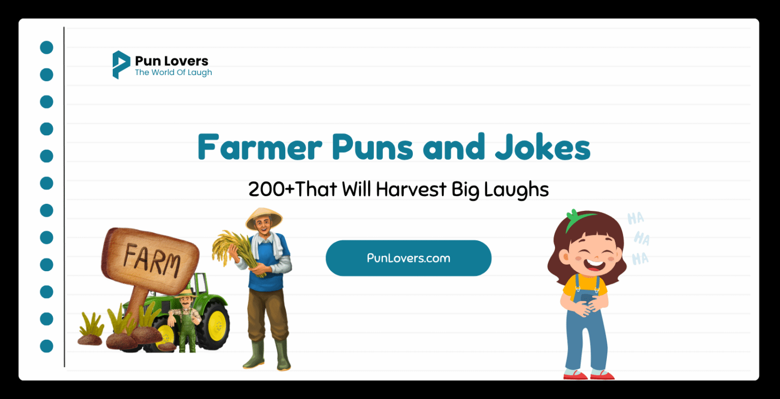 200+ Farmer Puns and Jokes That Will Harvest Big Laughs Farmer Puns and Jokes
