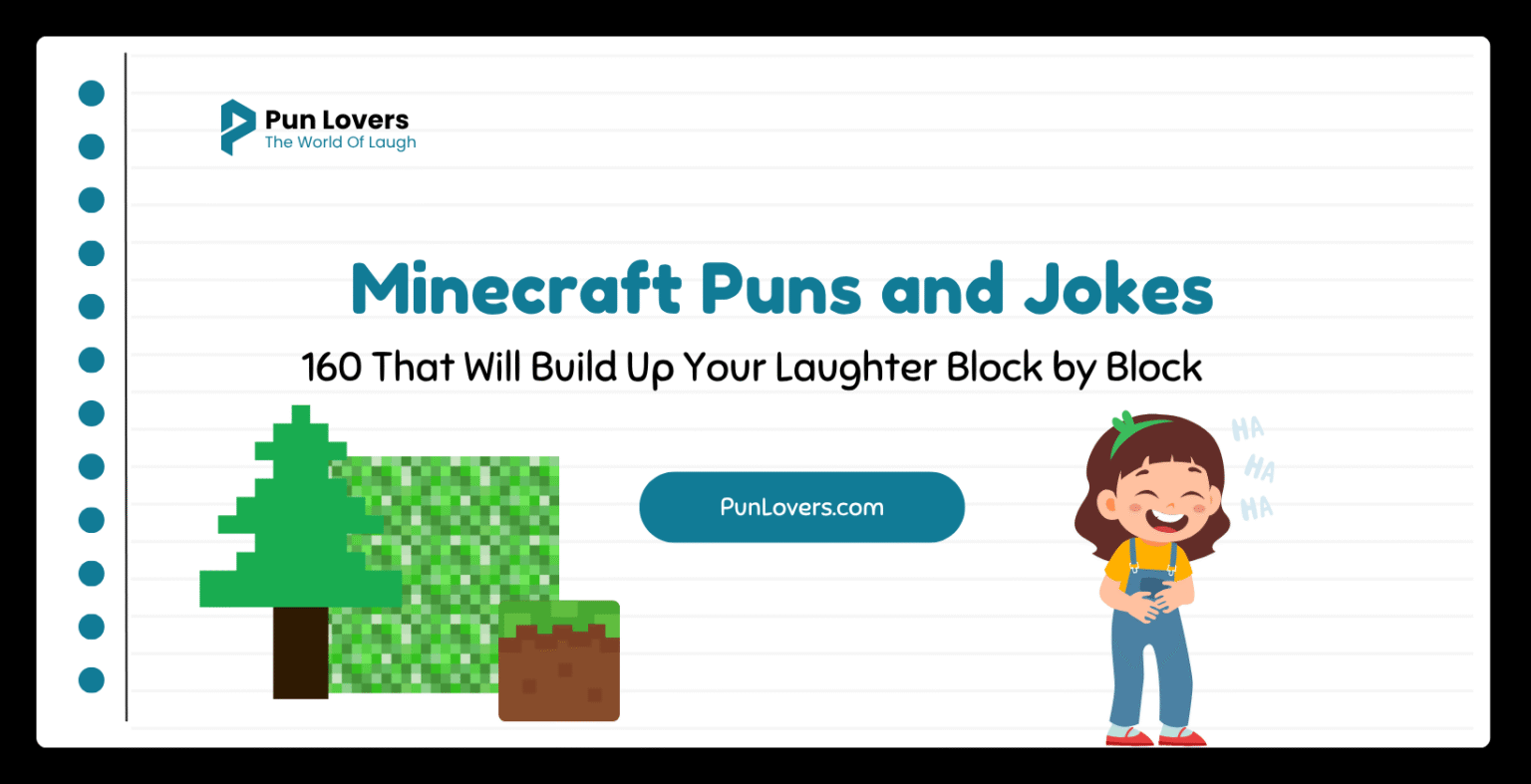 Visual guide to 160 Minecraft Puns and Jokes That Will Build Up Your Laughter Block by Block
