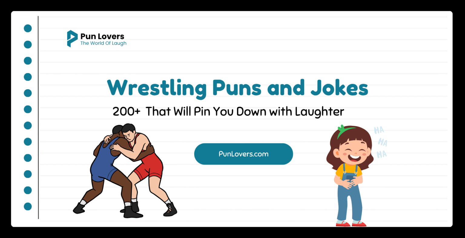 Visual guide to 200+ Wrestling Puns and Jokes That Will Pin You Down with Laughter