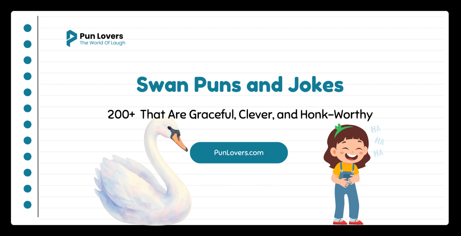 200+ Swan Puns and Jokes That Are Graceful, Clever, and Honk-Worthy Swan Puns and Jokes